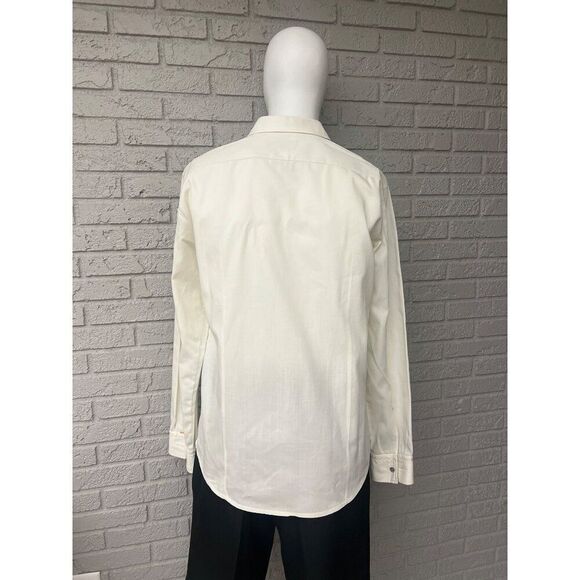 Hugo Boss Orange Label Men Cotton Long Sleeve Sport Shirt Size L - Picture 3 of 11